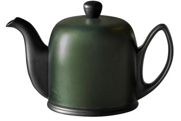 Guy Degrenne Teekanne 4 Tassen Salam schwarz/smaragdgrün 