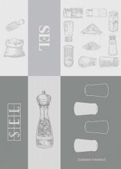 Garnier-Thiebaut Geschirrtuch Les Salieres Calcite 56x78 Cm 100% Gekämmte Baumwolle 