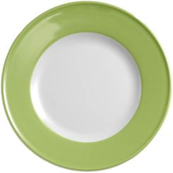 Dibbern Solid Color Maigrün Teller flach 21 cm Fahne 