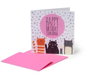 Legami Grußkarte klein Kitty 