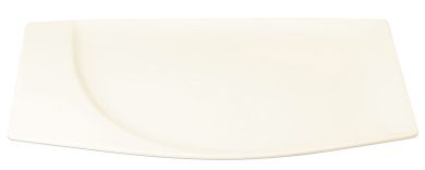 RAK Porcelain Mazza Ivoris white Teller flach rechteckig L 25.9 cm / W 16.8 cm / Ht. 2.4 cm 