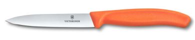 Victorinox Swiss Classic, Gemüsemesser, 10cm, Gerade, Mittelspitz, Orange 