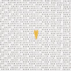 Räder Dining Serviette 33x33 cm Bon Appetit- Herz 