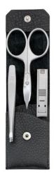 Zwilling Premium Nagelpflege-Set schwarz 3-tlg. Twinox, Yakleder 