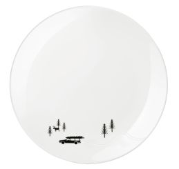 ASA Selection Dessertteller, Skidding Xmas Snow Tracks, L. 205mm, B. 205mm, H. 22mm 