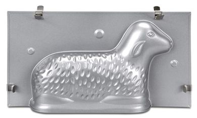 Städter Osterlämmchen 27,5 x 15 x 7 cm Silber 3D-Backform We-Love-Baking 