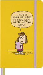 Moleskine Peanuts Patty Notizbuch Limitierte Ausgabe, L/A5, Liniert, Fester Einband, Orange 