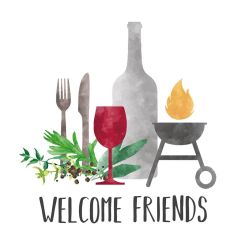 Paperproducts Design Servietten 33x33 cm Grill & Friends 