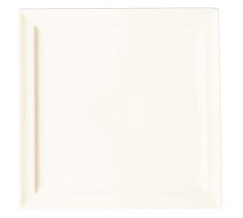 RAK Porcelain Classic Gourmet Ivoris white Teller flach quadratisch L 27.5 cm / W 27.5 cm / Ht. 2.3 cm 