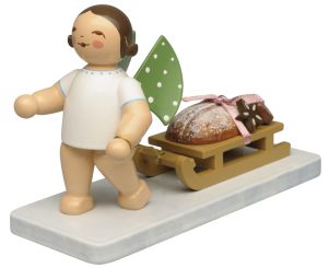 Wendt & Kühn Engel mit Stollen und Lebkuchen 