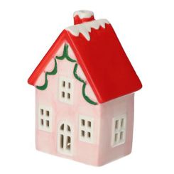Gift Company Mignon LED Haus rosa/rot 
