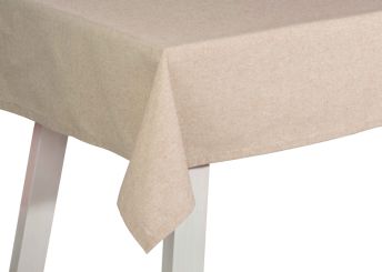 Pichler Tischdecke 150x250 cm Faro sand 90% CO 10% PES 