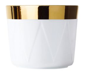 Sieger by Fürstenberg Champagnerbecher 1785/4 6038 Sip Of Gold White Circus 