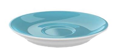 Dibbern Solid Color Malibu Türkis Espresso Untertasse Classico 