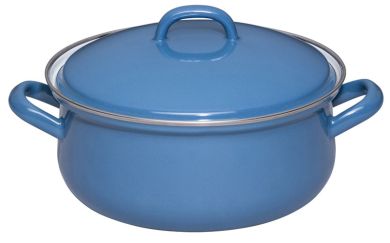 Riess Kasserolle mit Deckel 20cm,2L Nature Blue Dark 