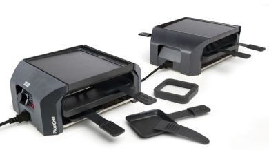 Stöckli PizzaGrill/Raclette FourFour Set anthrazit 