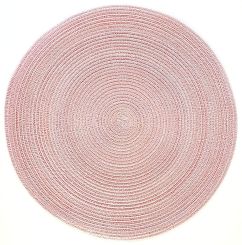 Pichler Tischset 38 cm rund Samba peach 