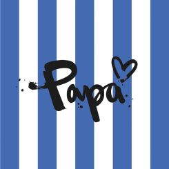 Paperproducts Servietten 33x33 cm Formart Papa 