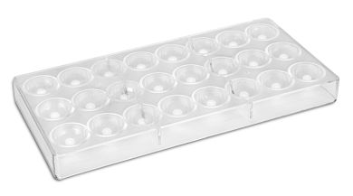 Städter Pralinenform Rund 13,5 x 27,5 cm / H 2,5 cm Transparent 