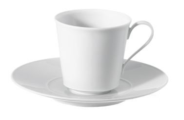 KPM Berlin Urania Kaffee-Untertasse weiß 