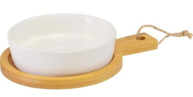 Westmark Keramikschälchen Tapas + Friends auf Bambus Ø 11 cm 