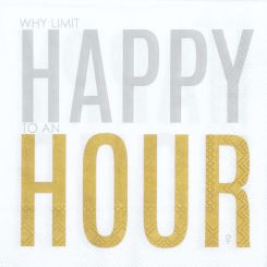 Räder Serviette 33x33cm Happy Hour 