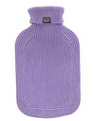 Fashy Wärmflasche mit Rollkragen-Strickbezug flieder 2 L 