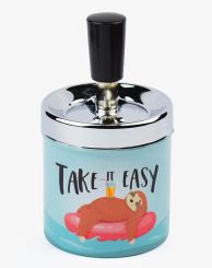 Legami Aschenbecher mit Druckknopf Shake Your Butts Sloth 