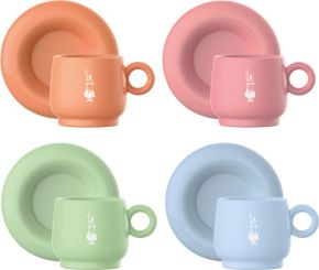 Bialetti Set 4 Espressotassen Mercato Della Frutta bunt 