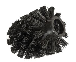 Wenko Ersatzbürste für WC-Garnituren 85 mm schwarz 