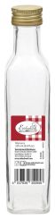 Einkochwelt Flasche Marasca 250 ml mit Deckel gold 