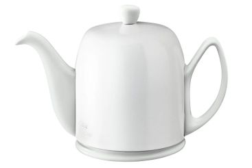 Guy Degrenne Teekanne 6 Tassen Salam Monochrome White 