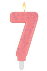 Legami Maxi-Kerze für Torte Pink 7 