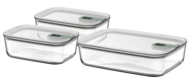 Mepal Set Glas Easyclip 3tlg. (2x700 ml+1500 ml) Nordic Sage 