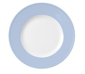 Dibbern Solid Color Morgenblau Teller Flach 21 cm Fahne 