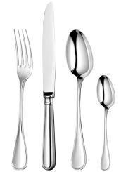 Christofle 24-Teiliges Besteckset Albi Edelstahl mit Etui 