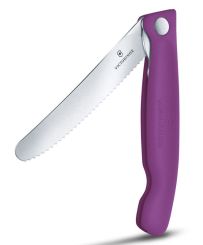 Victorinox Swiss Classic, Picknick Messer, 11cm, Wellen, Violett, Box 