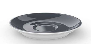 Dibbern Solid Color Anthrazit Espresso Untertasse Classico 