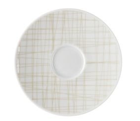 Rosenthal Selection Mesh Line Cream Espresso-Untertasse 