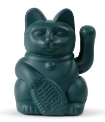 Donkey Winkekatze Solar Lucky Cat Grün 