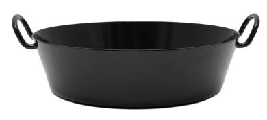 Riess Schnitzelpfanne 28cm Schwarzemail 