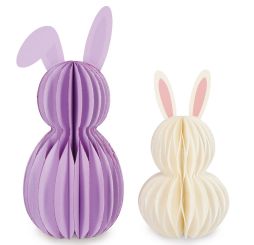 Legami Set 2 faltbare Papierhasen Hoppy Easter Bunny 