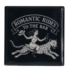Gift Company Love Tiles Untersetzer Motiv: Romantic Rides schwarz 