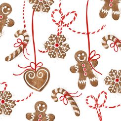 Paperproducts Design Servietten 33x33 cm Bakery 