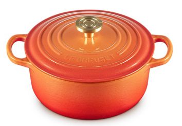 Le Creuset Bräter Rund Signature 20 cm Flamme Dorée Limited Edition 