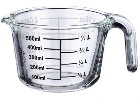 Westmark Messkanne Borosilikatglas 0,5 l 