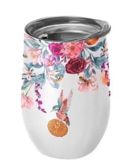 chic.mic Becher 400 ml Bioloco Office Bird, Bees And Flowers 