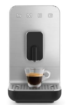 Smeg Kompakt-Kaffeevollautomat Matt Schwarz BCC01BLMEU 
