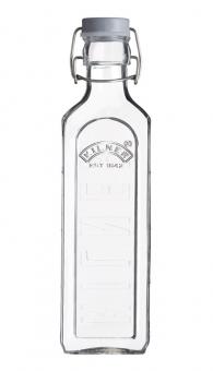 Kilner Glasflasche mit Bügelverschluß eckig Glas/Edelstahl 600ml 