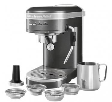 KitchenAid Espressomaschine halbautomatisch Artisan Medallion Silber 